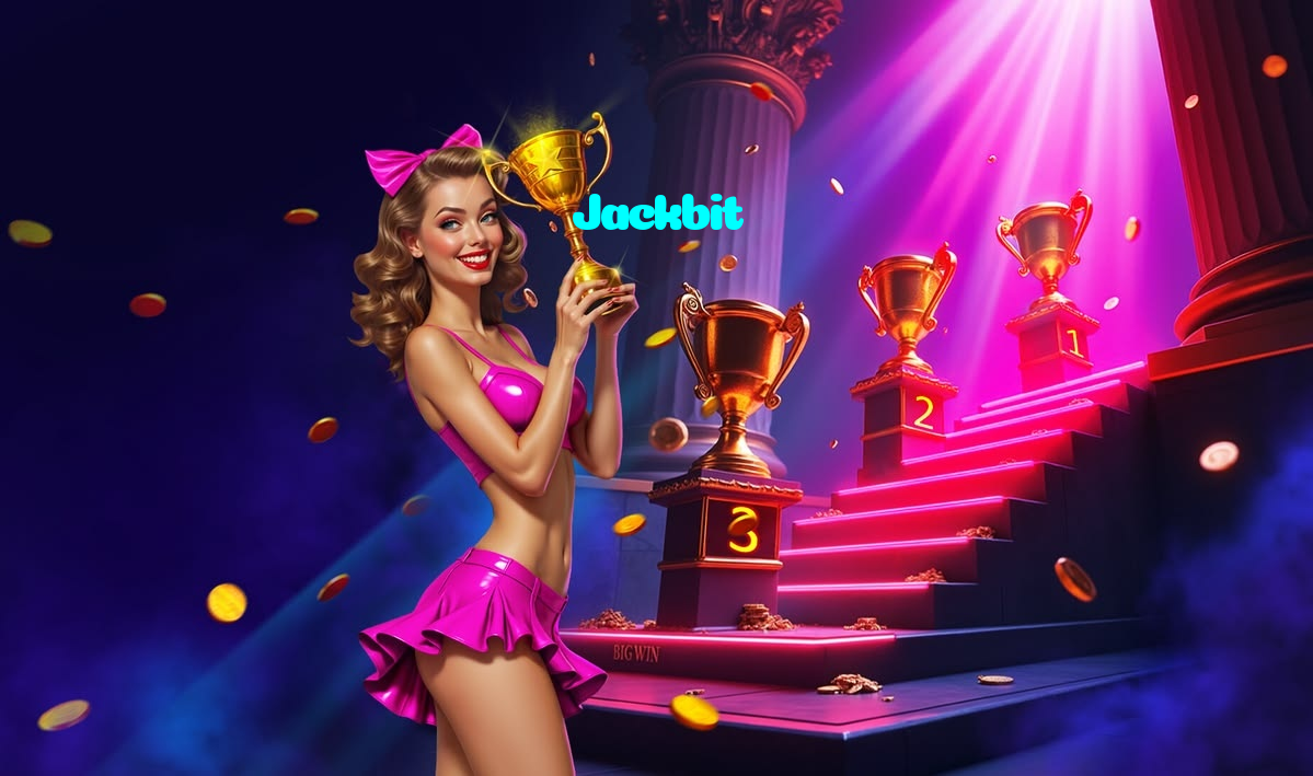 Jackbit casino presented on mobile device in Pakistan with slots and live games