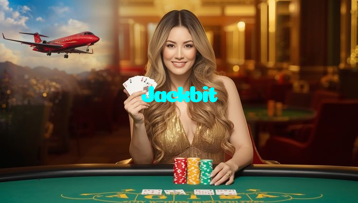 Jackbit casino presented on mobile device in Pakistan with slots and live games
